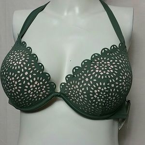 Shade & Shore Size 36B push up Bikini top NEW